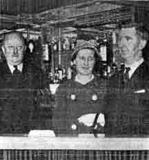 Spring inn interior with Desmond Bradley and Mrs Bradley